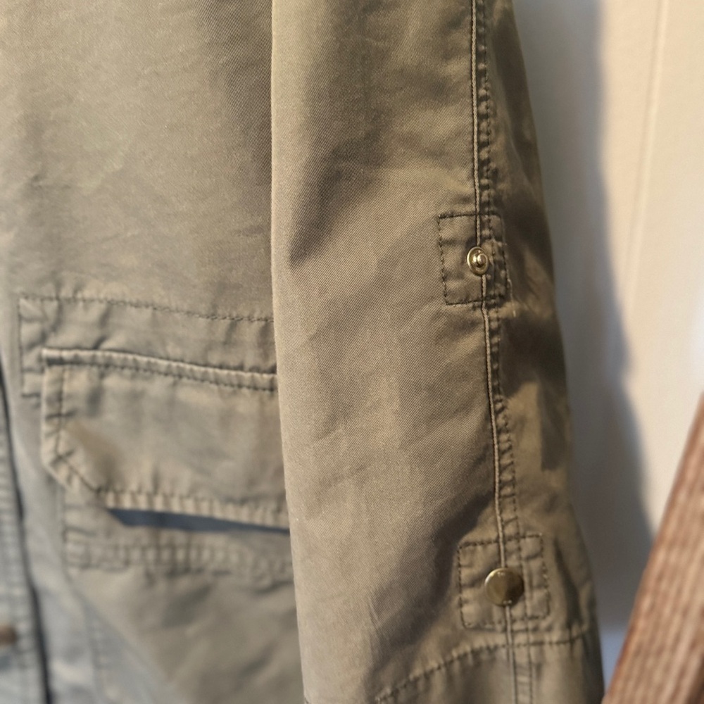 π²Tommy Hilfiger Women's Olive Green Utility Coat - Picture 5 of 12